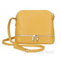 Dámská kožená crossbody kabelka