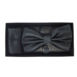 Pánský set motýlek/knoflíčky/kapesníček